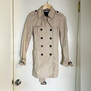 Banana Republic Trench Coat Women Size XS